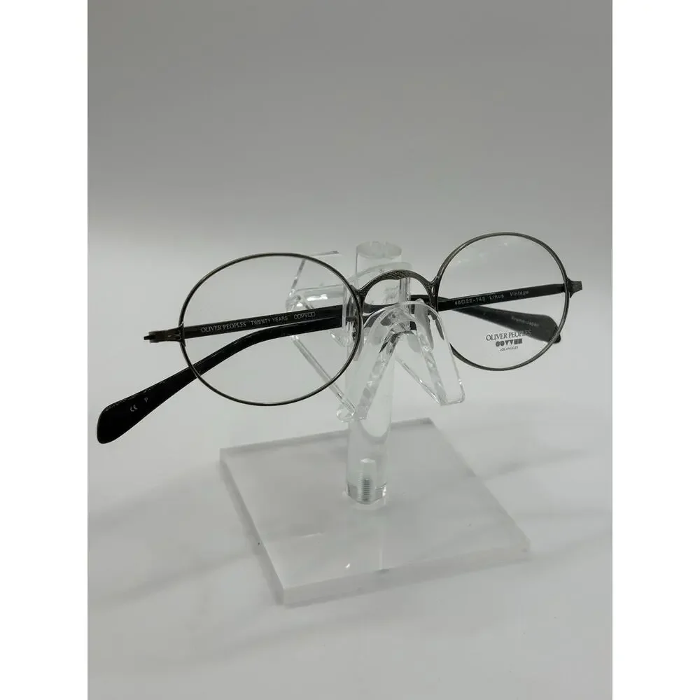 Oliver Peoples Linus Vintage Twenty Years Eyeglasses 46-22-143 Black Japan Round
